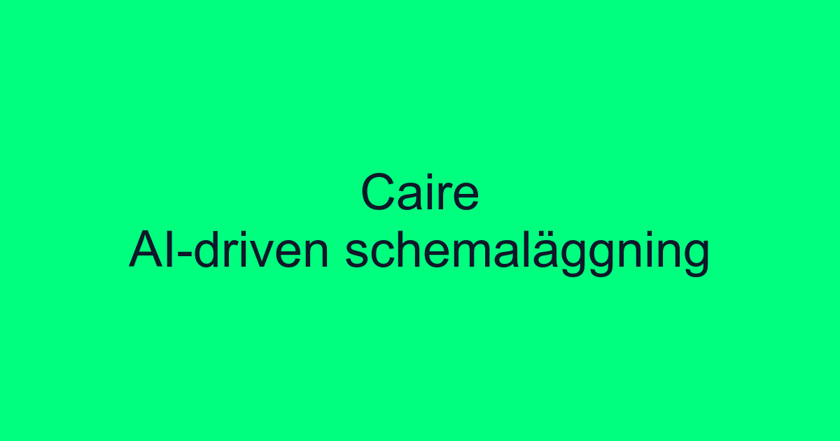 CAIRE AI OS connecting data, teams, and care delivery