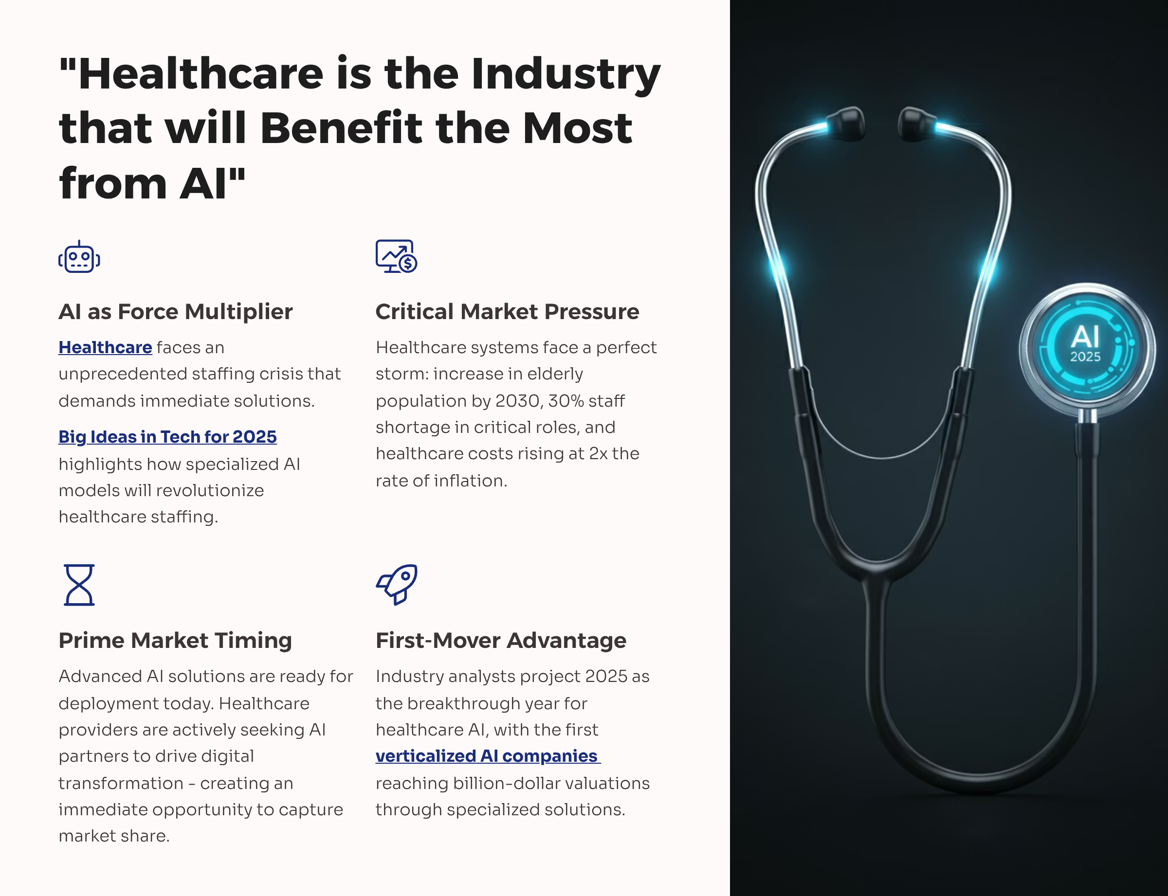 Healthcare AI Benefits